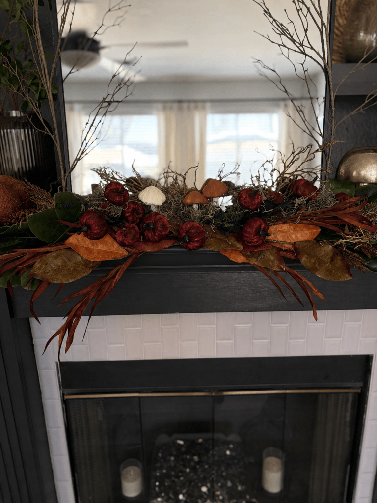 How to Create a Moody Woodland Fall Mantle