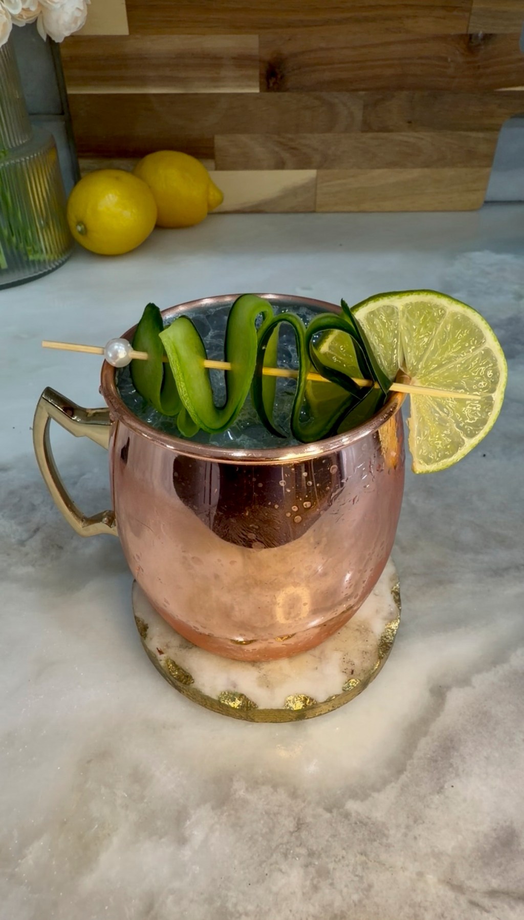 Cucumber Lime Refresher + Frozen Cucumber Watermelon Dog Treats